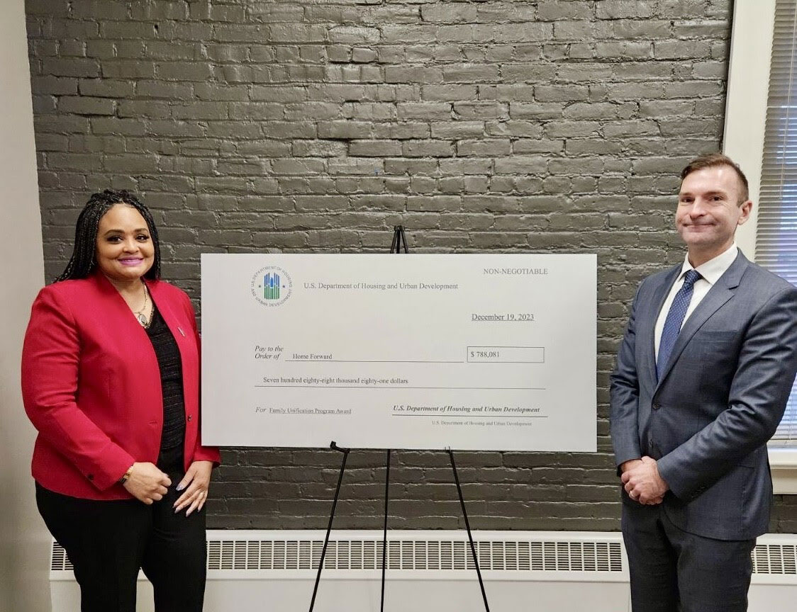 HUD Awards Over $788,000 to Home Forward to Help Vulnerable Families and Youth in Foster Care at Risk of Homelessness